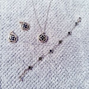 Brighton Jewelry Set.  Necklace, earrings, and bracelet.